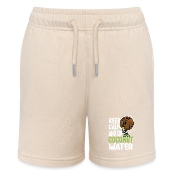 Kokosnusswasser Humor - Stanley/Stella Teenager Bio-Joggingshorts MINI BOLTER - Natur - Vorne