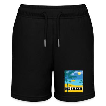 Hi Ibiza, Ibiza Beach - Stanley/Stella MINI BOLTER Organic Teen Jogging Shorts - black - Front