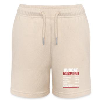 Avocado Stundensatz Humor Geschenkidee - Stanley/Stella Teenager Bio-Joggingshorts MINI BOLTER - Natur - Vorne