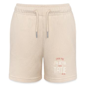I can't, I've messed up with my Auntie - Stanley/Stella MINI BOLTER Organic Teen Jogging Shorts - soft Ecru - Front