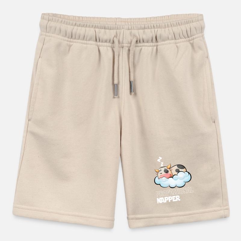 Professinonal Napper Cow Sleeping Late Riser Stanley/Stella MINI BOLTER Organic Teen Jogging Shorts