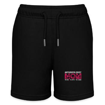 Anthropologist Mom The Idol The Myth The Forensic - Stanley/Stella MINI BOLTER Organic Teen Jogging Shorts - black - Front