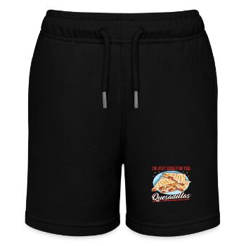 Quesadilla Mexican Quesadillas Gift - Stanley/Stella MINI BOLTER Organic Teen Jogging Shorts - black - Front
