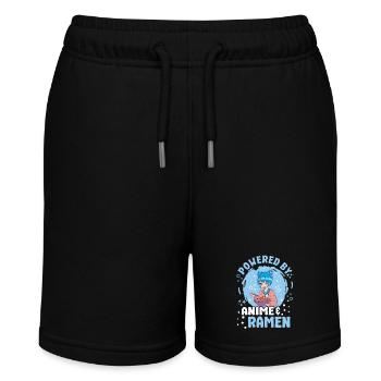 Anime Art For Men Women Teen Girls Anime Merch - Stanley/Stella Teenager Bio-Joggingshorts MINI BOLTER - Schwarz - Vorne