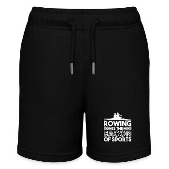 Rowing Rowing Is The Bacon Of Sports - Stanley/Stella MINI BOLTER Organic Teen Jogging Shorts - black - Front