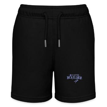 Be a little Boulder - Stanley/Stella Teenager Bio-Joggingshorts MINI BOLTER - Schwarz - Vorne