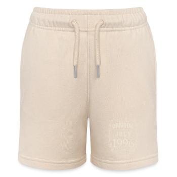 Vintage - Original since July 1996 Birthday - Stanley/Stella MINI BOLTER Organic Teen Jogging Shorts - soft Ecru - Front