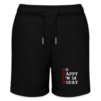 Geburtstag 58 Geburtstag Jahr Geburt Lustig - Stanley/Stella Teenager Bio-Joggingshorts MINI BOLTER - Schwarz - Vorne