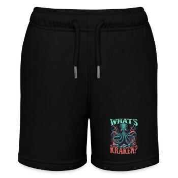 Kraken Legendary sea creature. - Stanley/Stella MINI BOLTER Organic Teen Jogging Shorts - black - Front