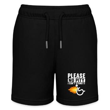 Rollstuhlfahrer Rollstuhl - Stanley/Stella Teenager Bio-Joggingshorts MINI BOLTER - Schwarz - Vorne