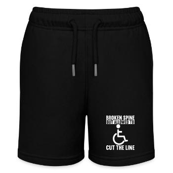 Rollstuhlfahrer Rollstuhl - Stanley/Stella Teenager Bio-Joggingshorts MINI BOLTER - Schwarz - Vorne
