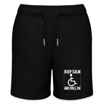 Rollstuhlfahrer Rollstuhl - Stanley/Stella Teenager Bio-Joggingshorts MINI BOLTER - Schwarz - Vorne