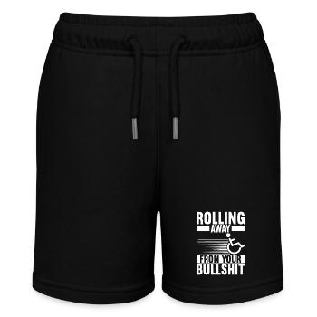 Rollstuhlfahrer Rollstuhl - Stanley/Stella Teenager Bio-Joggingshorts MINI BOLTER - Schwarz - Vorne