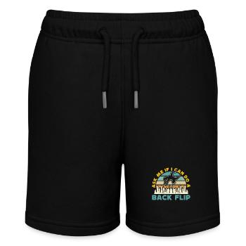 Parkour Ask Me If I Can Do A Running Parkour Lover - Stanley/Stella Teenager Bio-Joggingshorts MINI BOLTER - Schwarz - Vorne