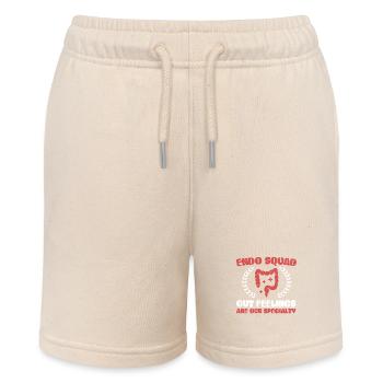 Lustiges Endoskopie Shirt - Stanley/Stella Teenager Bio-Joggingshorts MINI BOLTER - Natur - Vorne