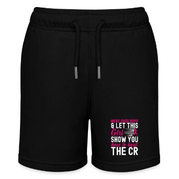 XC Running Lauf Läufer Cross Country - Stanley/Stella Teenager Bio-Joggingshorts MINI BOLTER - Schwarz - Vorne