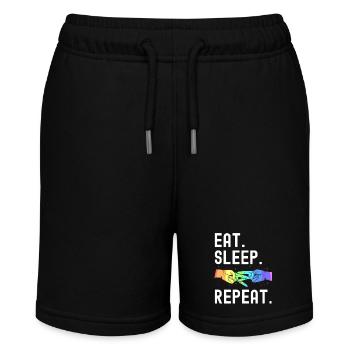 Manger Dormir Amour Répéter Lesbienne Fierté Drôle - Short bio MINI BOLTER Stanley/Stella Ado - noir - Devant