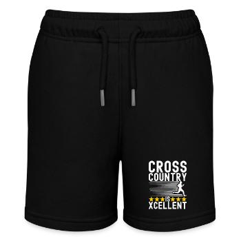 XC Running Running Runner Cross Country - Stanley/Stella MINI BOLTER Organic Teen Jogging Shorts - black - Front