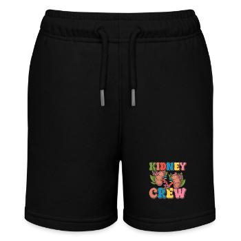 Dialysis crew - Stanley/Stella MINI BOLTER Organic Teen Jogging Shorts - black - Front