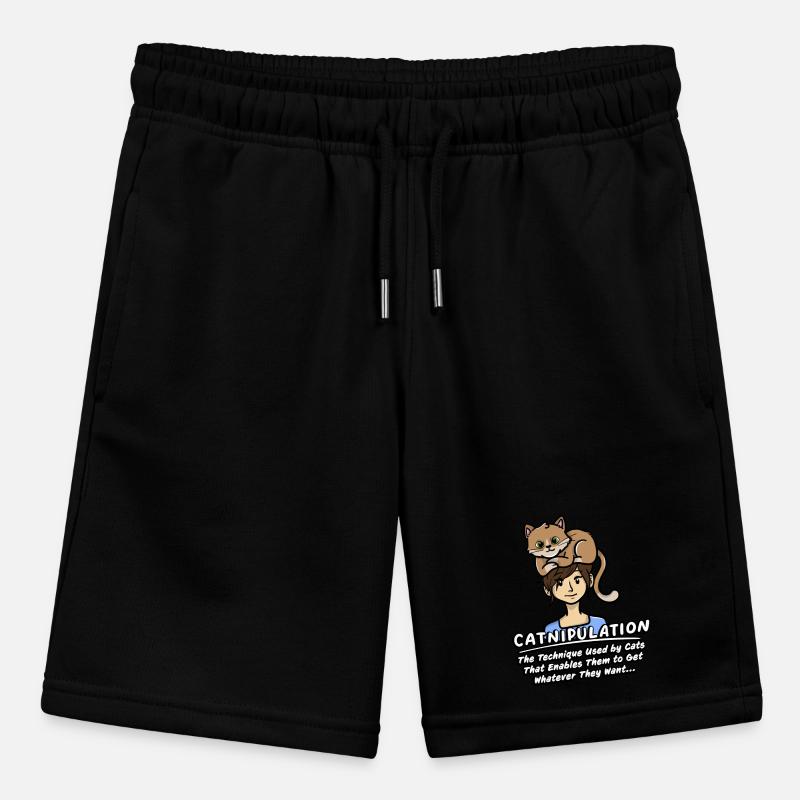 Catnipulation Technik Von Kätzchen Lover Cute Cat Stanley/Stella Teenager Bio-Joggingshorts MINI BOLTER