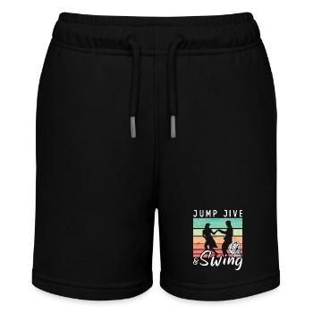 Swing Dance Jump Jive & Retro Dancing Swing Dancer - Stanley/Stella MINI BOLTER Organic Teen Jogging Shorts - black - Front