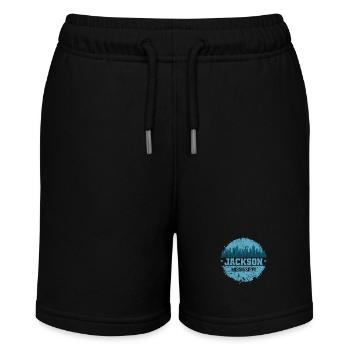 Jackson Stadt im Bundesstaat Mississippi - Stanley/Stella Teenager Bio-Joggingshorts MINI BOLTER - Schwarz - Vorne