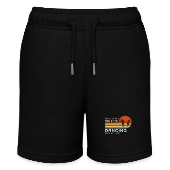 Swing Dance Proud To Be A Westie Retro Dance Sport - Stanley/Stella MINI BOLTER Organic Teen Jogging Shorts - black - Front