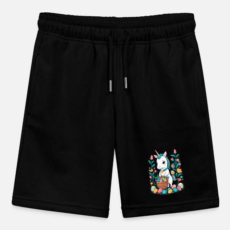 Funny Unicorn Easter Bunny Cute Easter Unicorn Stanley/Stella MINI BOLTER Organic Teen Jogging Shorts