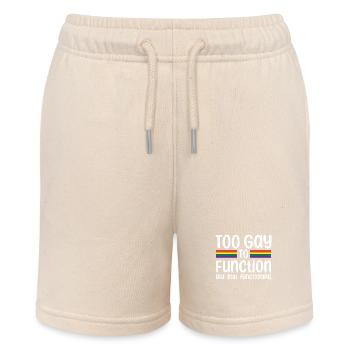 Gay Saying - Pride Month - Stanley/Stella MINI BOLTER Organic Teen Jogging Shorts - soft Ecru - Front