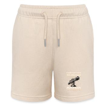 If I Can't Take My Telescope Stargazer Astronomy - Stanley/Stella Teenager Bio-Joggingshorts MINI BOLTER - Natur - Vorne
