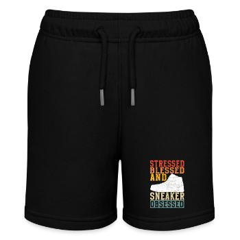 Sneakerhead Sneaker Collector - Stanley/Stella MINI BOLTER Organic Teen Jogging Shorts - black - Front