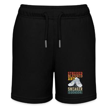 Sneakerhead Sneaker Collector - Stanley/Stella MINI BOLTER Organic Teen Jogging Shorts - black - Front
