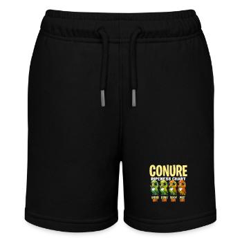 Conure Ripeness Chart Under Pet Bird Conure Lover - Stanley/Stella MINI BOLTER Organic Teen Jogging Shorts - black - Front