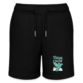 Conure Noisey By Nature Loves Parrot Conure Lover - Stanley/Stella MINI BOLTER Organic Teen Jogging Shorts - black - Front