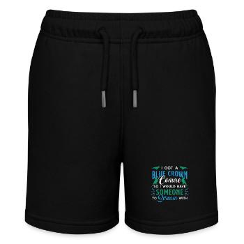 Conure I Got A Blue Crown Conure So Animal Lover - Stanley/Stella MINI BOLTER Organic Teen Jogging Shorts - black - Front