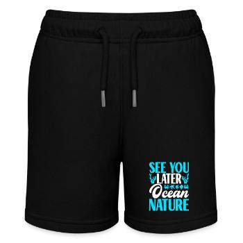 Marine Biology Marine Biologist - Stanley/Stella MINI BOLTER Organic Teen Jogging Shorts - black - Front