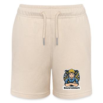 Construction worker - Stanley/Stella MINI BOLTER Organic Teen Jogging Shorts - soft Ecru - Front