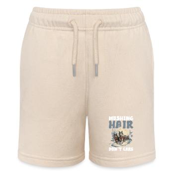 Schlittenfahren Schlittenhunde - Stanley/Stella Teenager Bio-Joggingshorts MINI BOLTER - Natur - Vorne