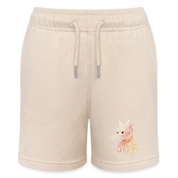 Katzenkopf Katze - Stanley/Stella Teenager Bio-Joggingshorts MINI BOLTER - Natur - Vorne