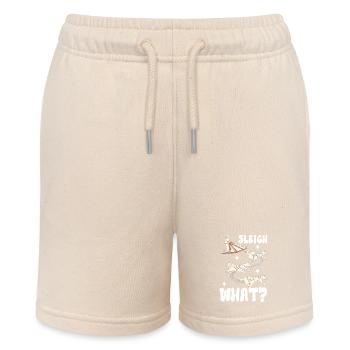 Schlittenfahren Schlittenhunde - Stanley/Stella Teenager Bio-Joggingshorts MINI BOLTER - Natur - Vorne