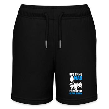 Sledding Sled dogs - Stanley/Stella MINI BOLTER Organic Teen Jogging Shorts - black - Front