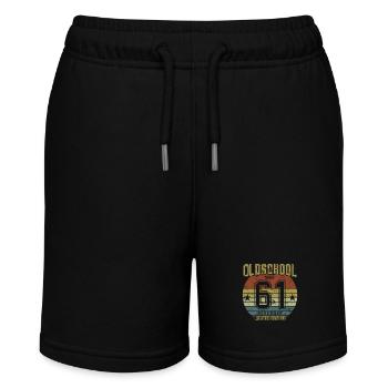 November 1961 - Birthday in November Oldschool - Stanley/Stella MINI BOLTER Organic Teen Jogging Shorts - black - Front