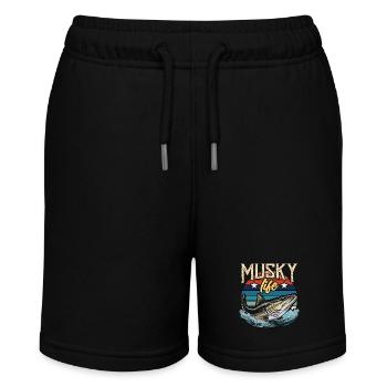 Pêche musquée Vie musquée Pêcheur de poissons prédateurs - Short bio MINI BOLTER Stanley/Stella Ado - noir - Devant