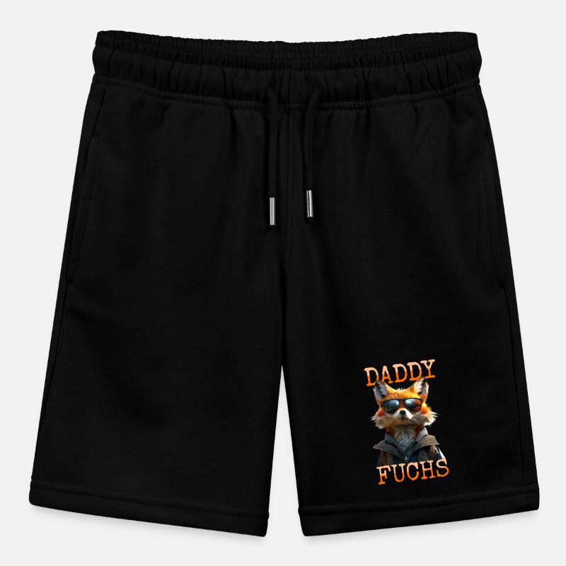 Daddy Fox Dad Dad Father Foxes Father's Day Fox Stanley/Stella MINI BOLTER Organic Teen Jogging Shorts