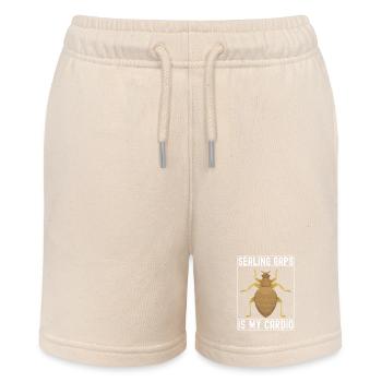 Pest Control Exterminator - Stanley/Stella MINI BOLTER Organic Teen Jogging Shorts - soft Ecru - Front