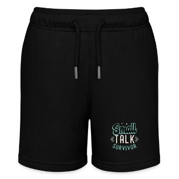 Introvert Small Talk Survivor Introvert Lifestyle - Stanley/Stella Teenager Bio-Joggingshorts MINI BOLTER - Schwarz - Vorne