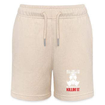 Schädlingsbekämpfung Kammerjäger - Stanley/Stella Teenager Bio-Joggingshorts MINI BOLTER - Natur - Vorne