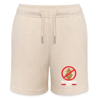 Schädlingsbekämpfung Kammerjäger - Stanley/Stella Teenager Bio-Joggingshorts MINI BOLTER - Natur - Vorne