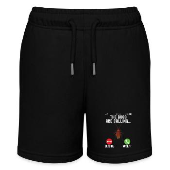 Pest Control Exterminators - Stanley/Stella MINI BOLTER Organic Teen Jogging Shorts - black - Front