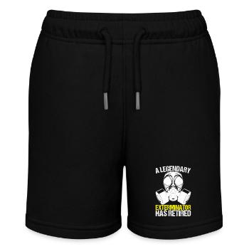 Pest Control Exterminator - Stanley/Stella MINI BOLTER Organic Teen Jogging Shorts - black - Front